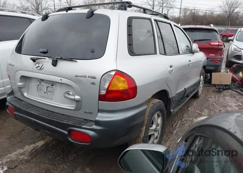 2004 Hyundai Santa Fe Gls из США, поврежденный, VIN KM8SC73DX4U699204